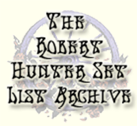 Robert Hunter Performance Archive